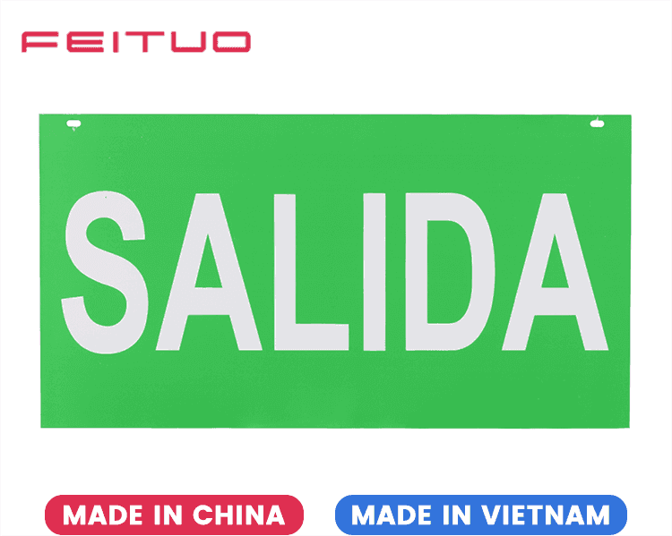 SALIDA Sign الاكريليك لوحة